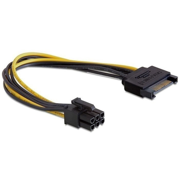 Разветвитель питания SATA->PCI-Express 6pin  для подключения в/к PCI-Е (6pin) CC-PSU-SATA Cablexpert 